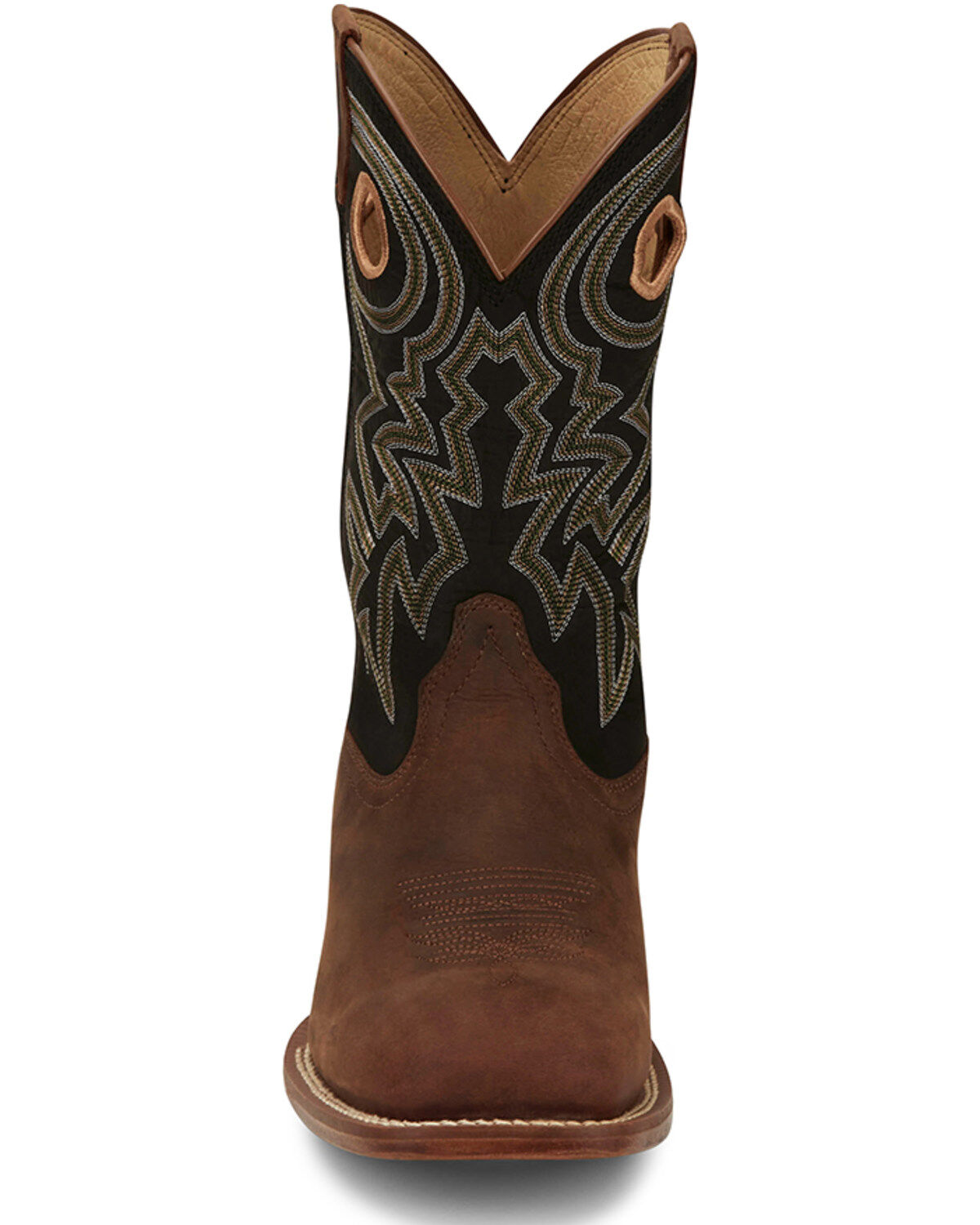 Justin Men's Big News Western Boots - Broad Square Toe