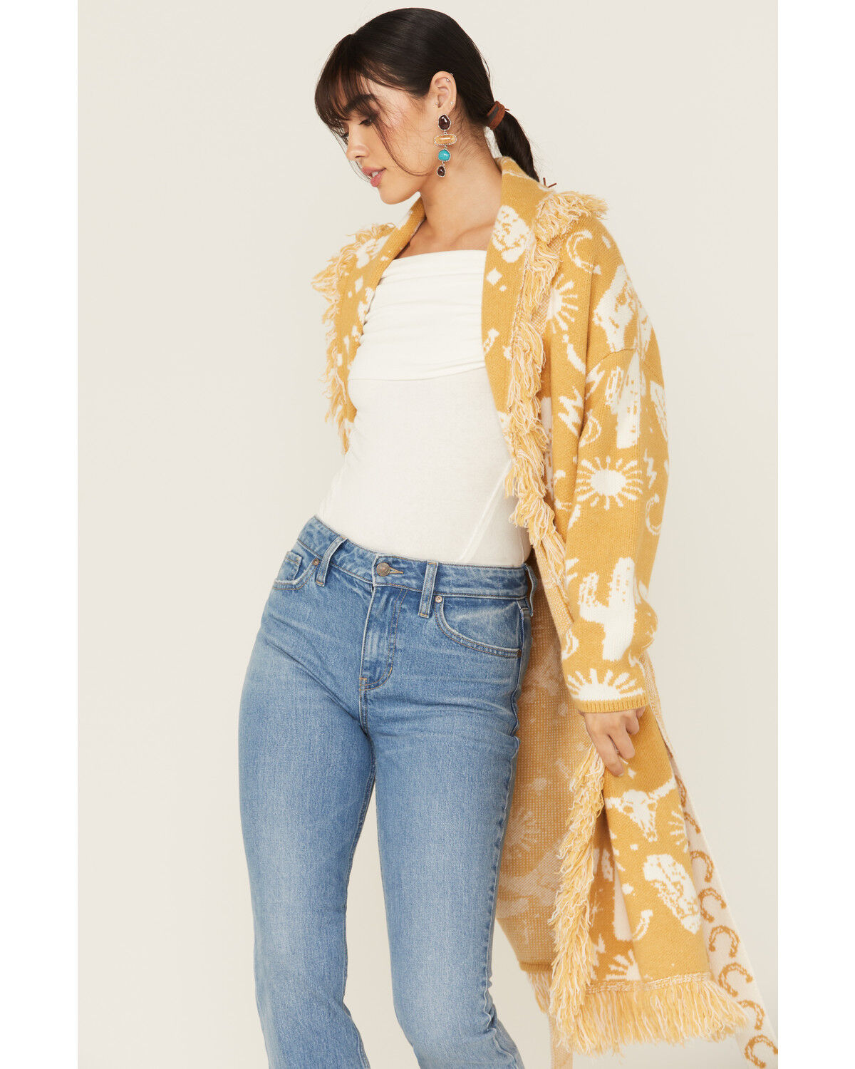 Blue B Women's Cactus Longline Cardigan