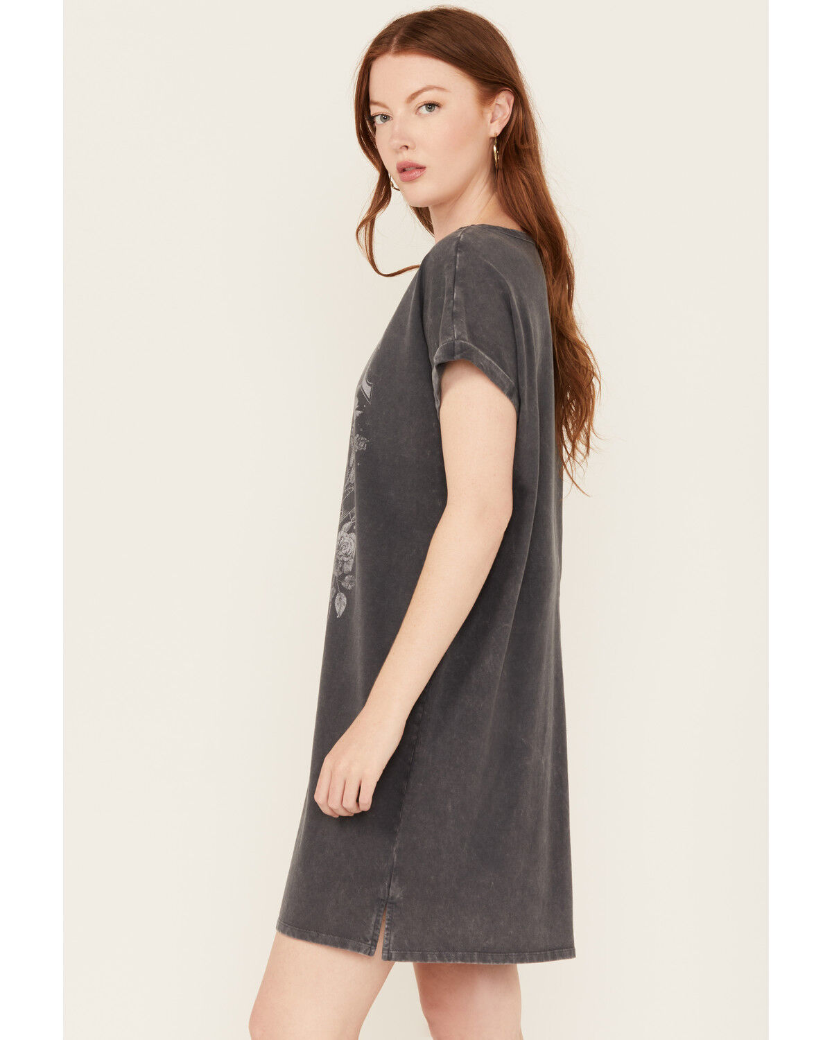Cleo + Wolf Women's Coleson Short Sleeve Graphic Mini T-Shirt Dress