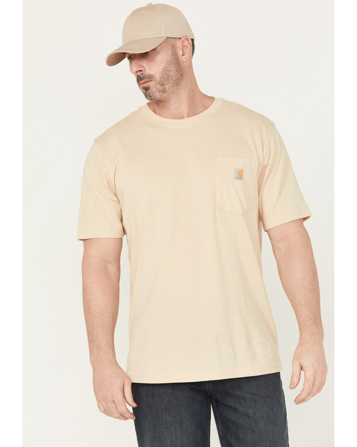 Carhartt Men's Relaxed Fit Lightweight C Graphic Short Sleeve Pocket Shirt