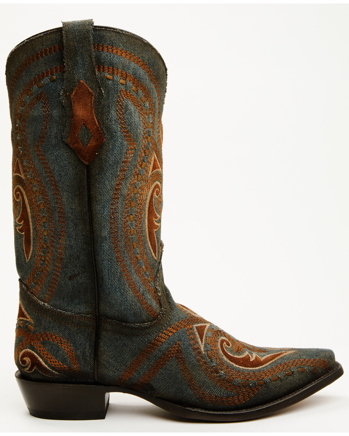 Corral Men's Denim Western Boots - Snip Toe