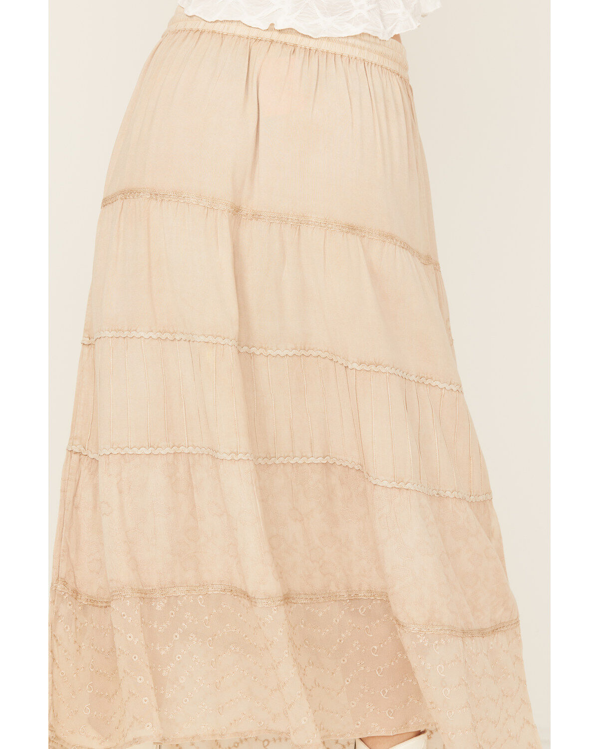 Gunit Women's Tiered Midi Skirt