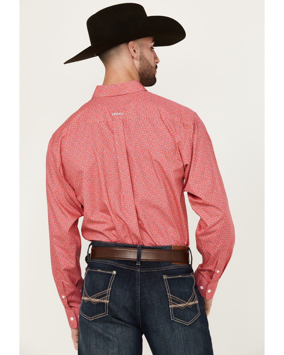 Ariat Men's Brennan Medallion Geo Print Long Sleeve Button-Down Western Shirt