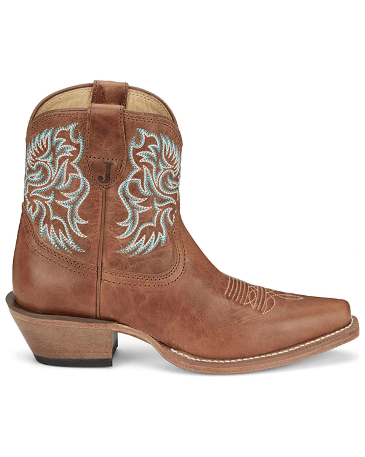 Justin Women's Isabella Barnwood Western Booties - Snip Toe