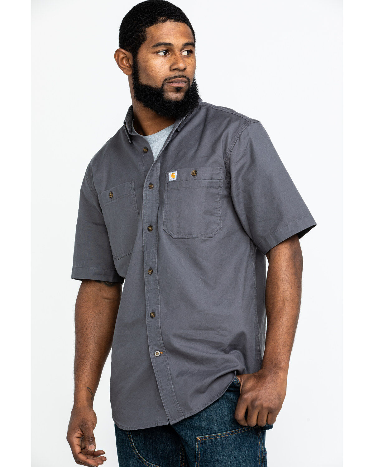 Carhartt Men's Rugged Flex Rigby Short Sleeve Work Shirt