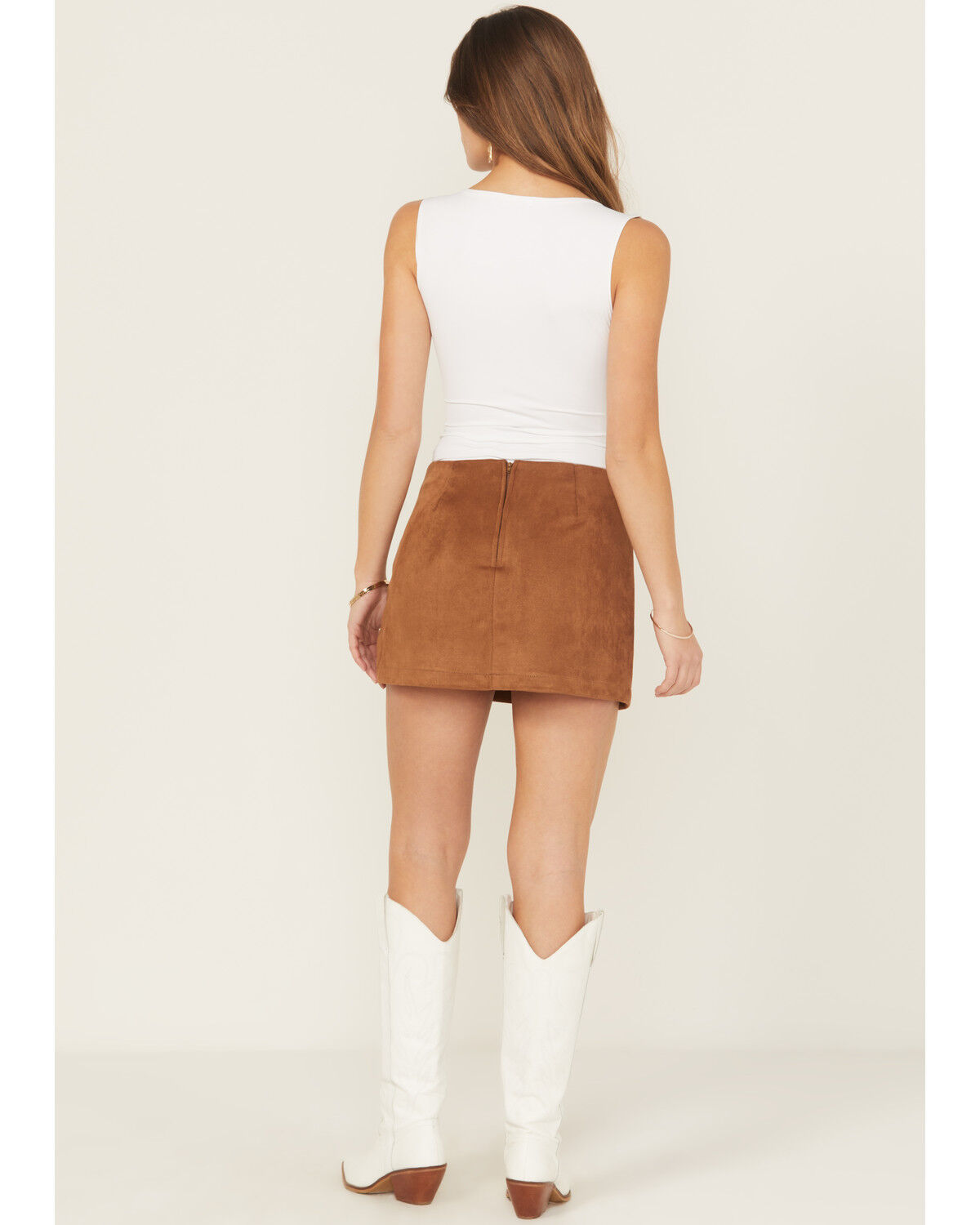 Shyanne Women's Faux Suede Mini Skort