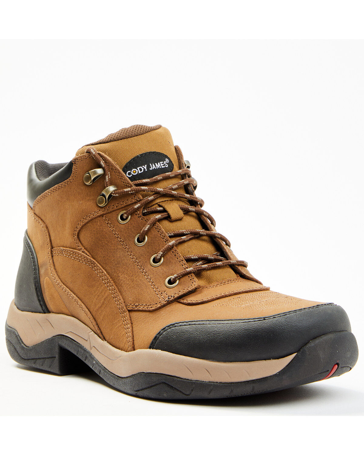 Cody James Men's Endurance Soft Song Shin Buff Lace-Up Work Boots - Soft Toe