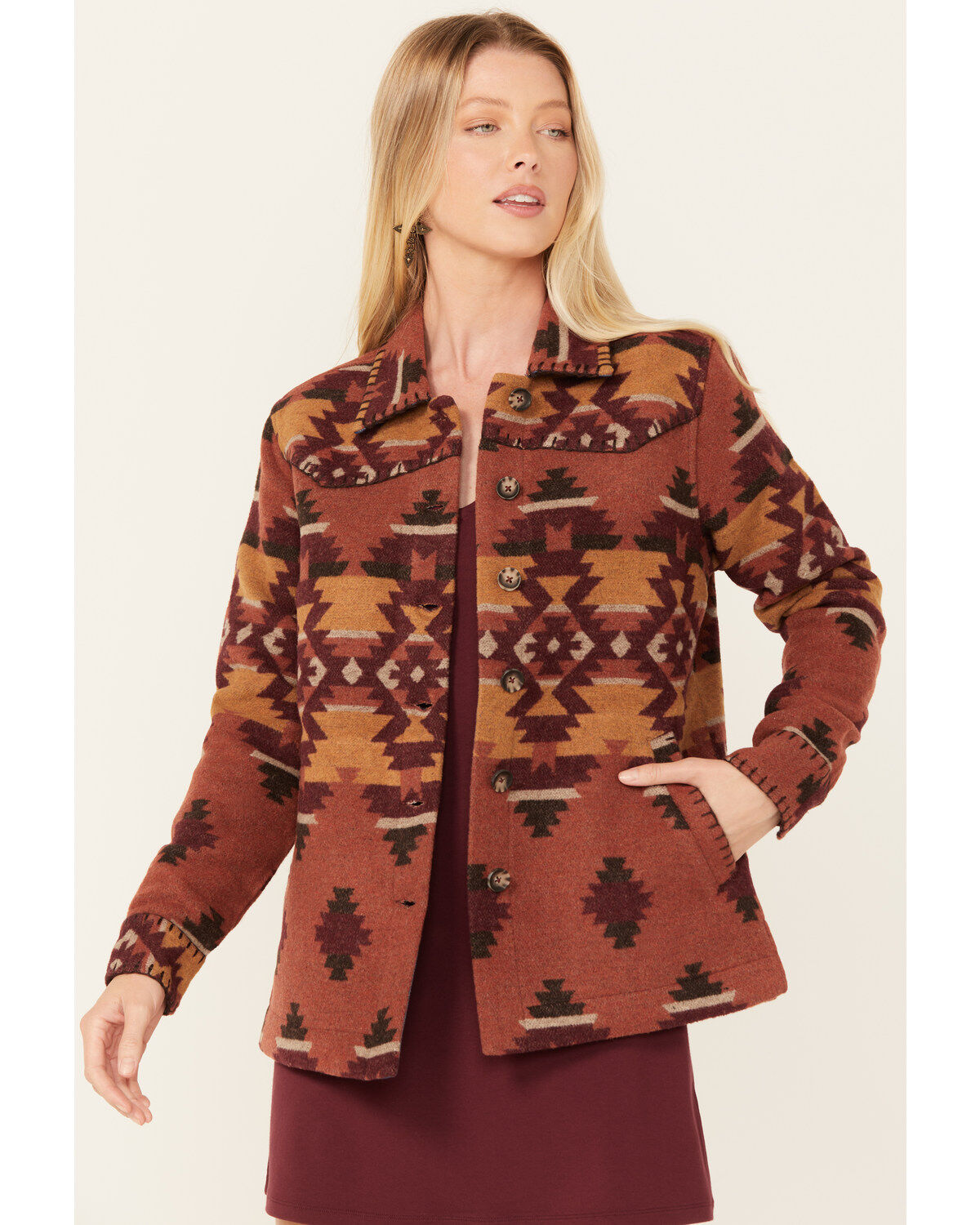 Idyllwind Women's Lane Southwestern Print Shacket