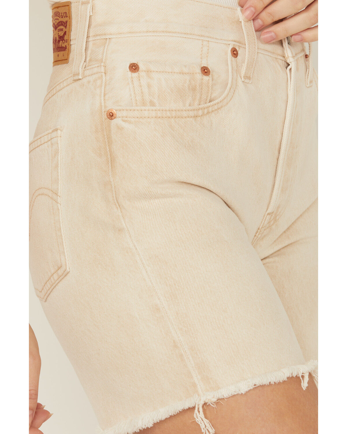 Levi's Women's 501® High Rise Mid Thigh Stretch Denim Shorts