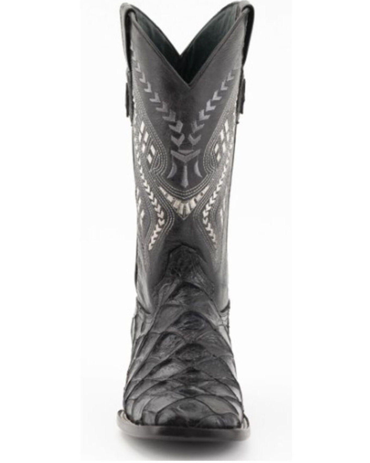 Ferrini Men's Bronco Pirarucu Print Western Boots - Stockman Square Toe