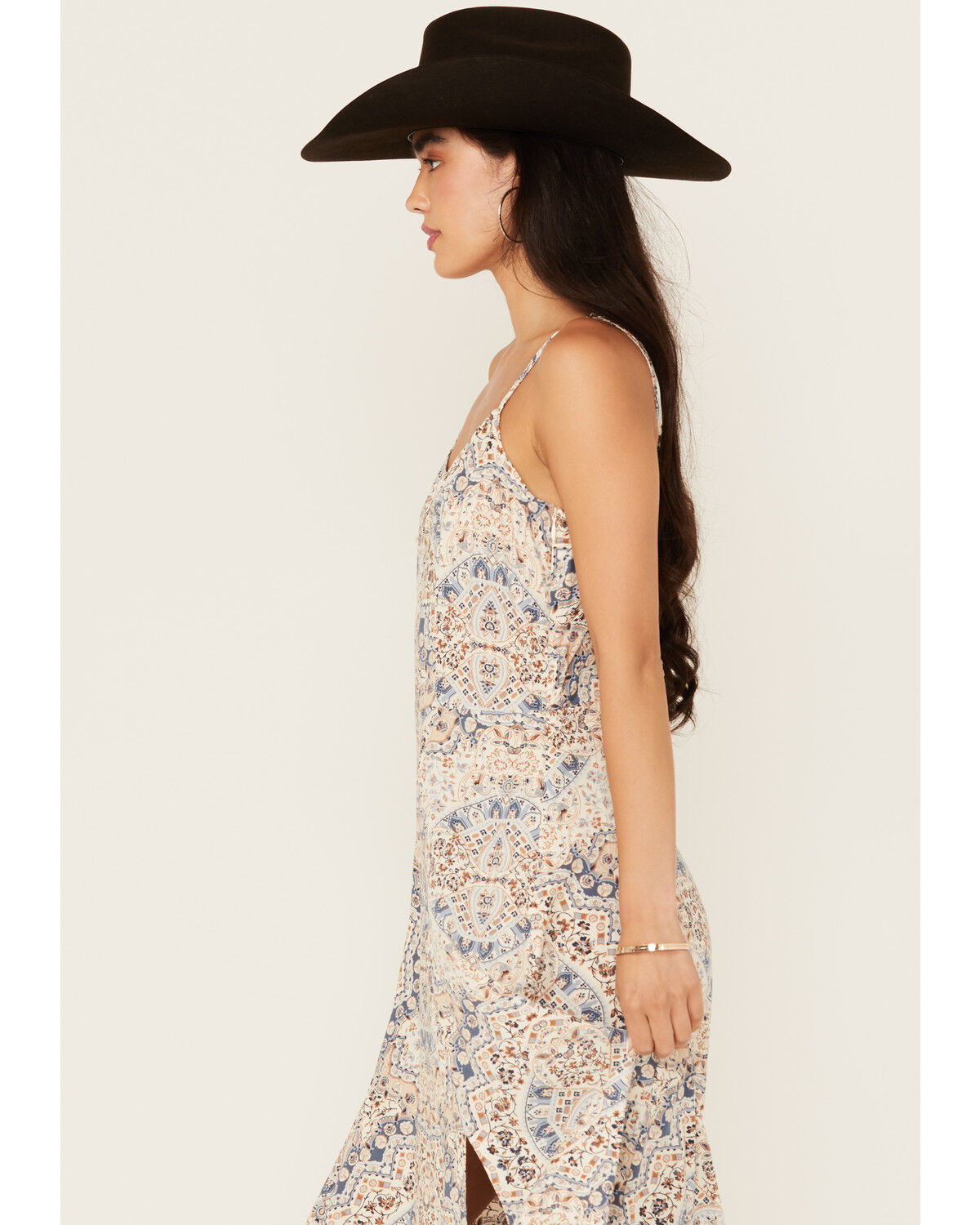 Wrangler Retro Women's Floral Print Sleeveless Midi Dress