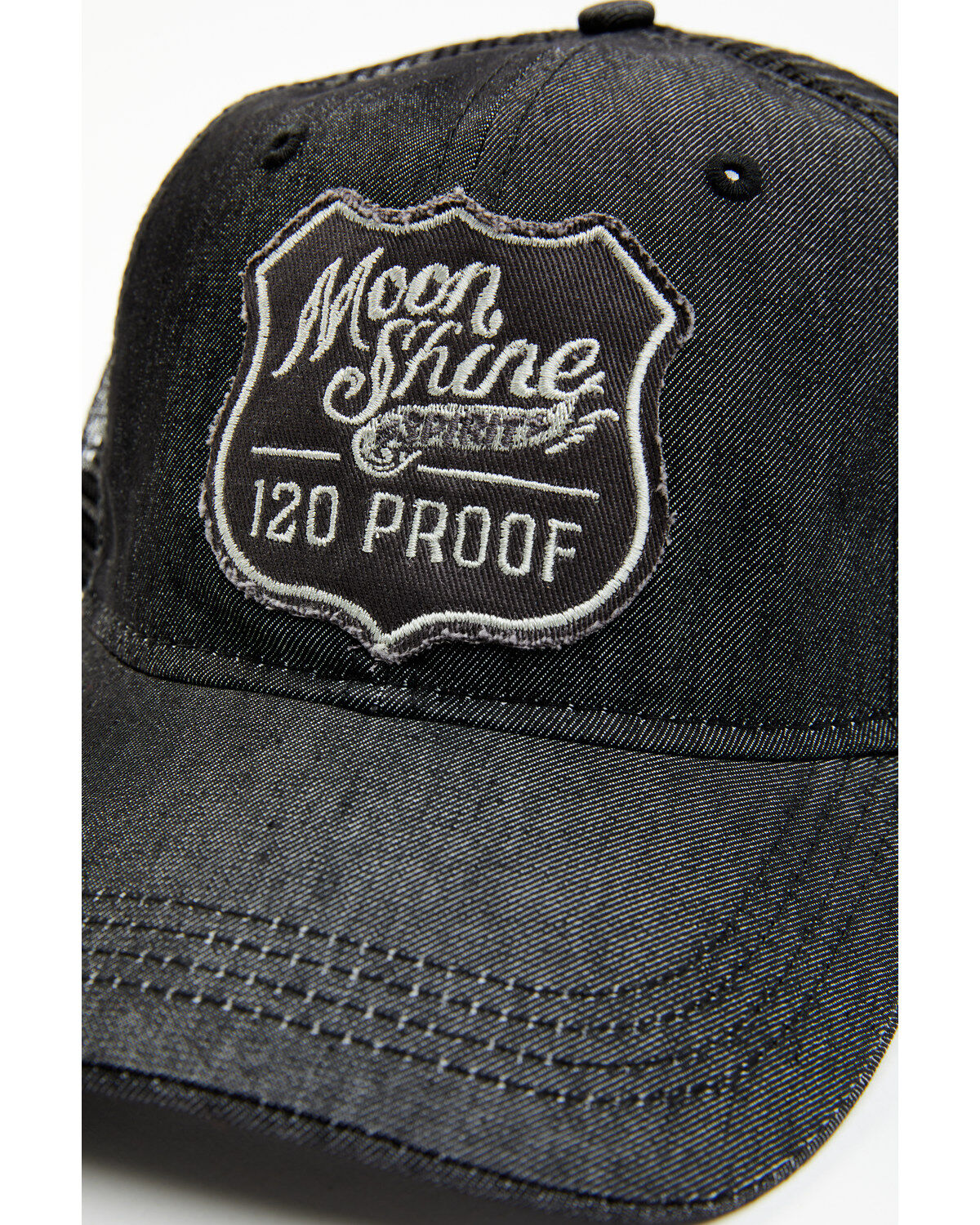 Moonshine Spirit Men's Shield Patch Ball Cap
