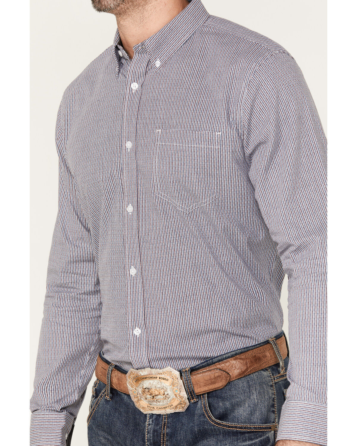 Cody James Men's Toby Long Sleeve Button-Down Stretch Western Shirt