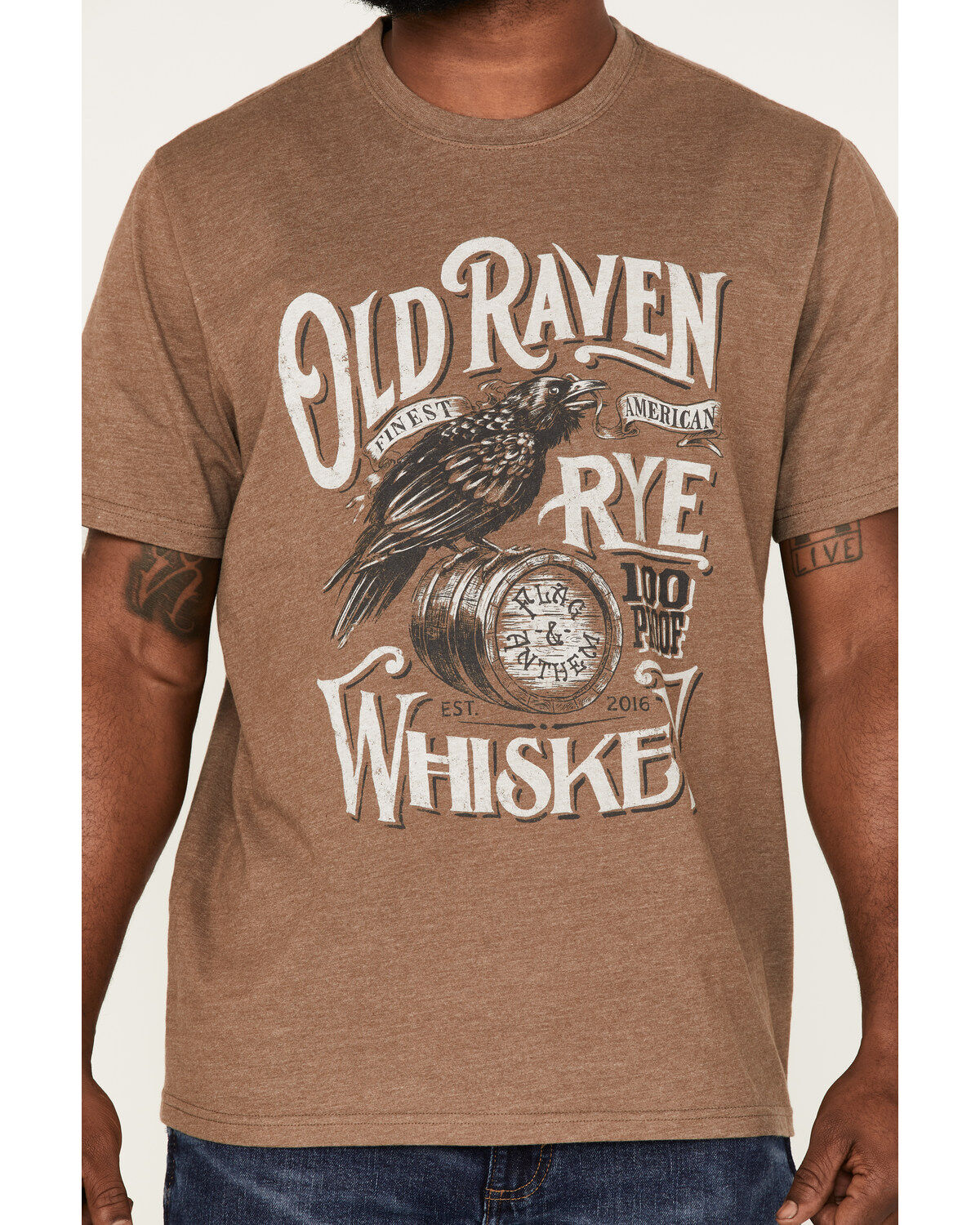 Flag & Anthem Old Raven Whiskey Graphic T-Shirt