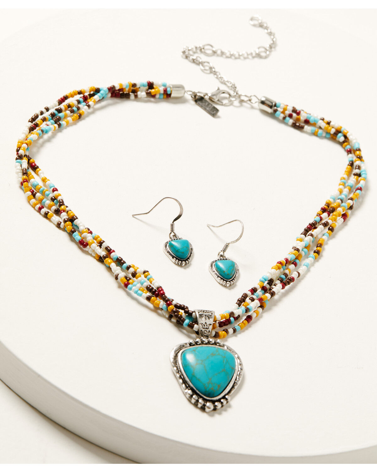 Shyanne Women's Frontier Antique Silver Jewelry Set - 2 Piece