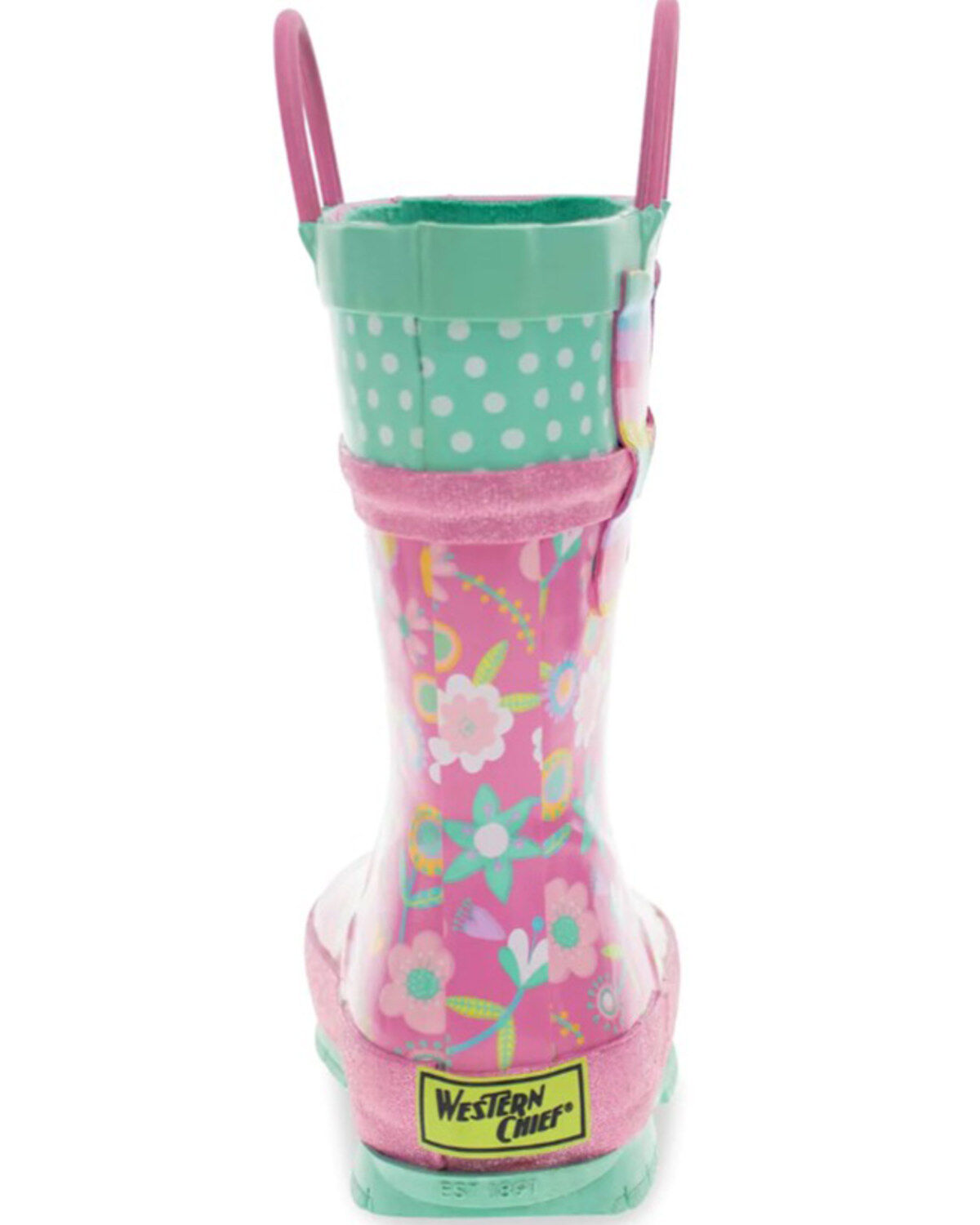Western Chief Girls' Flutter Rain Boots - Round Toe