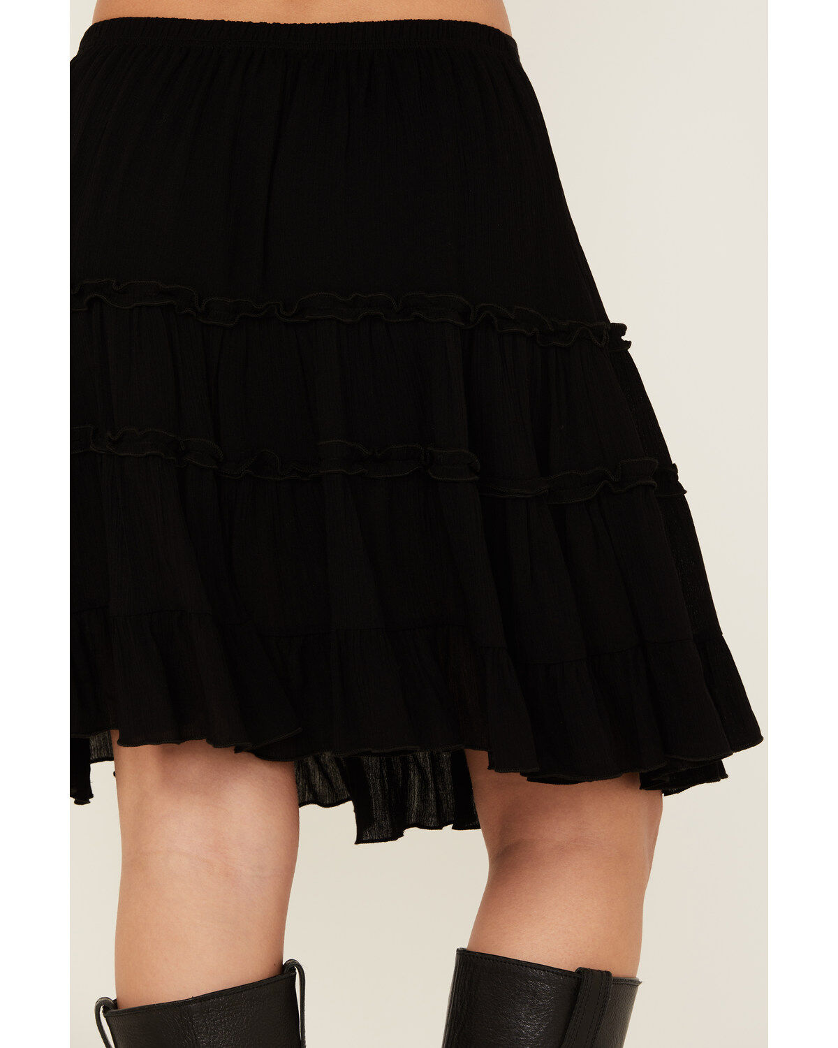 Wild Moss Women's Ruffle Mini Skirt