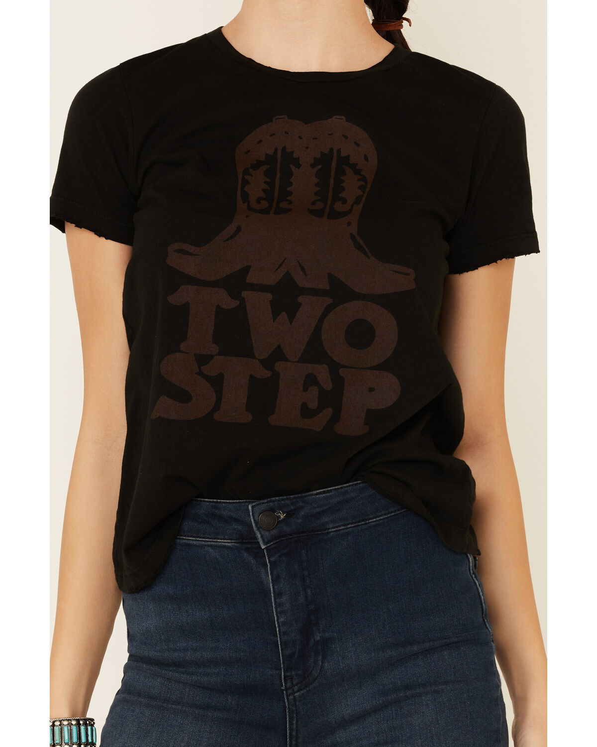 Bandit Women's Two Step Boots Short Sleeve Graphic Tee