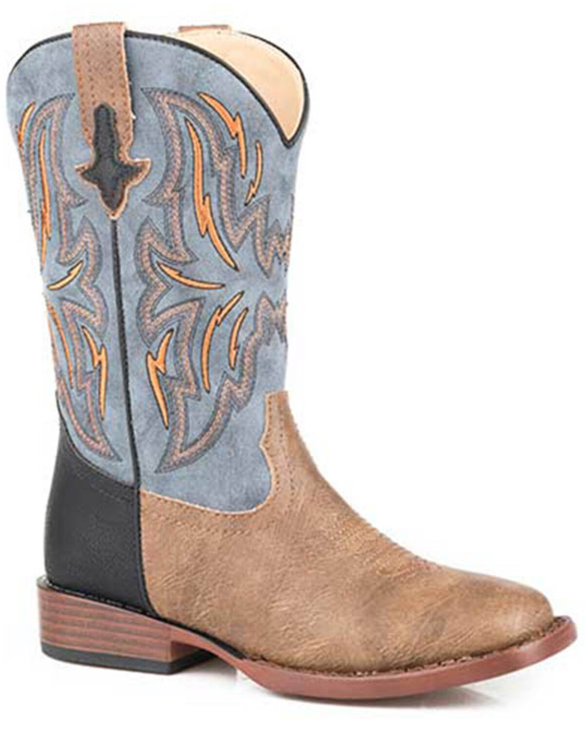 Roper Boys' Dalton Western Boots - Broad Square Toe