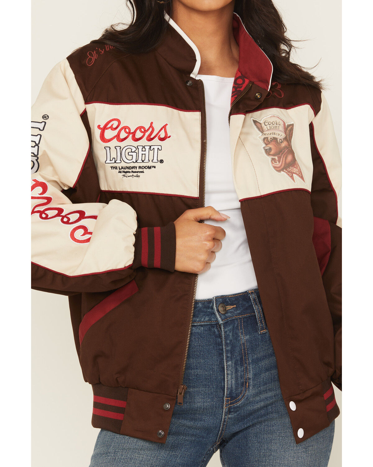 The Laundry Room Women's Coors Light Wolf Racing Jacket