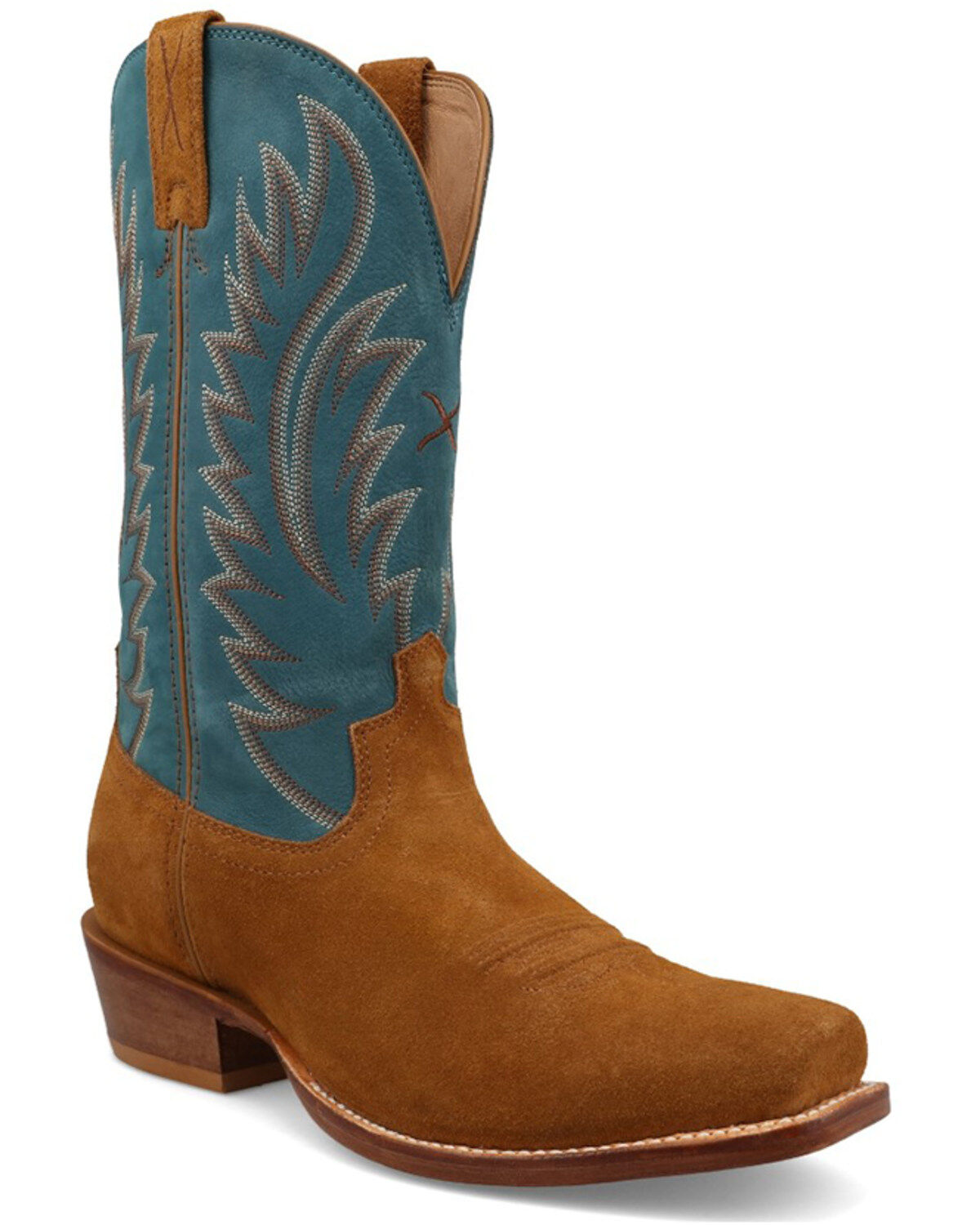 Twisted X Men's 12" Tech X™ Roughout Western Boots - Square Toe