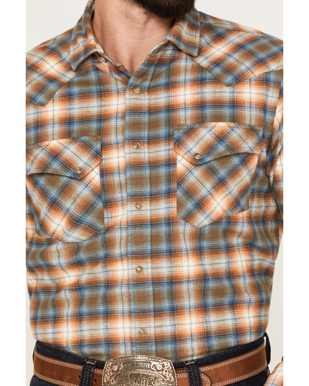 Pendleton Men's Wyatt Long Sleeve Snap Western Shirt