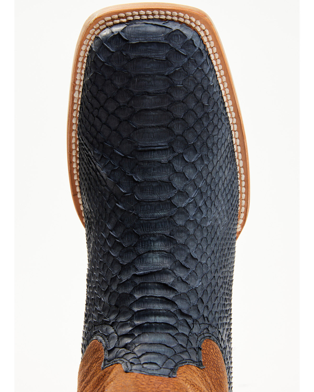 Tanner Mark Men's Exotic Python Western Boots - Broad Square Toe