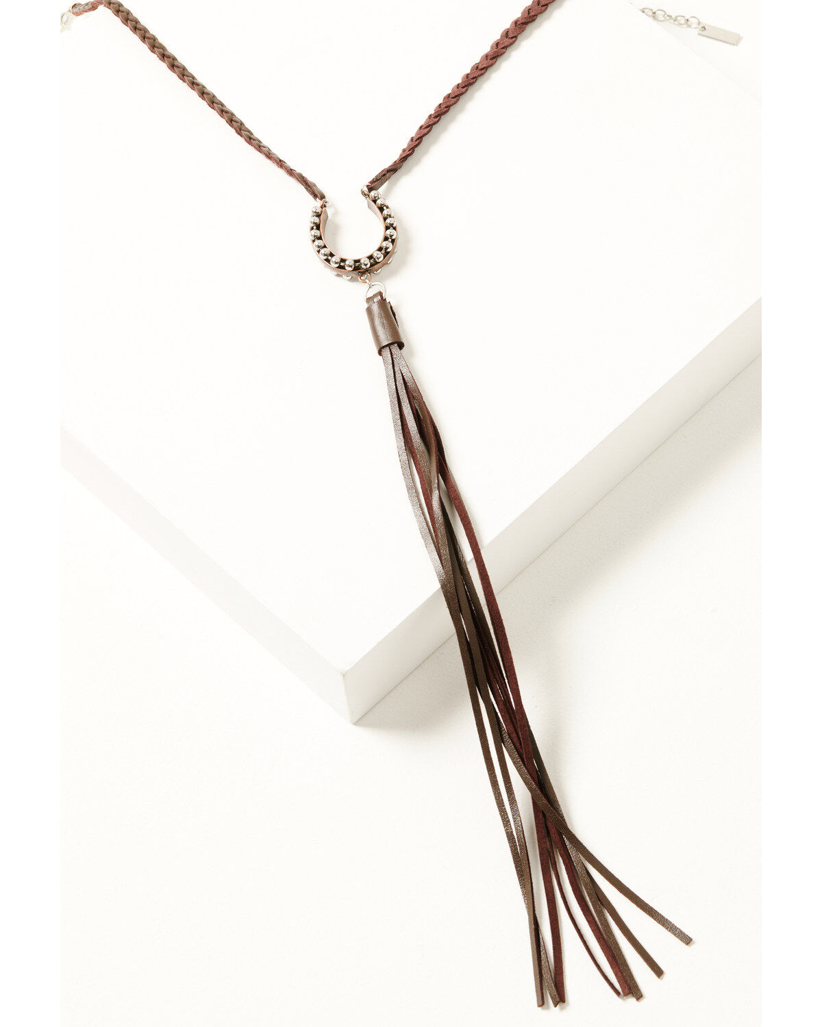 Cowgirl Confetti Women's Breakaway Fringe Horseshoe Necklace