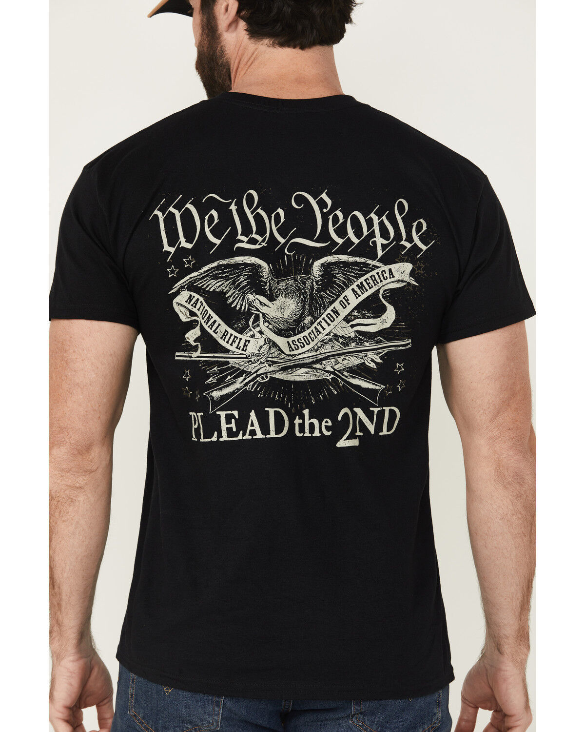 Buckwear Men's NRA We Plead The 2nd Short Sleeve Graphic Shirt