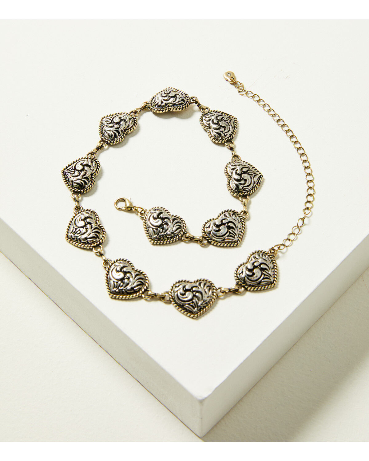 Shyanne Women's Heart Chain Boot Bracelet