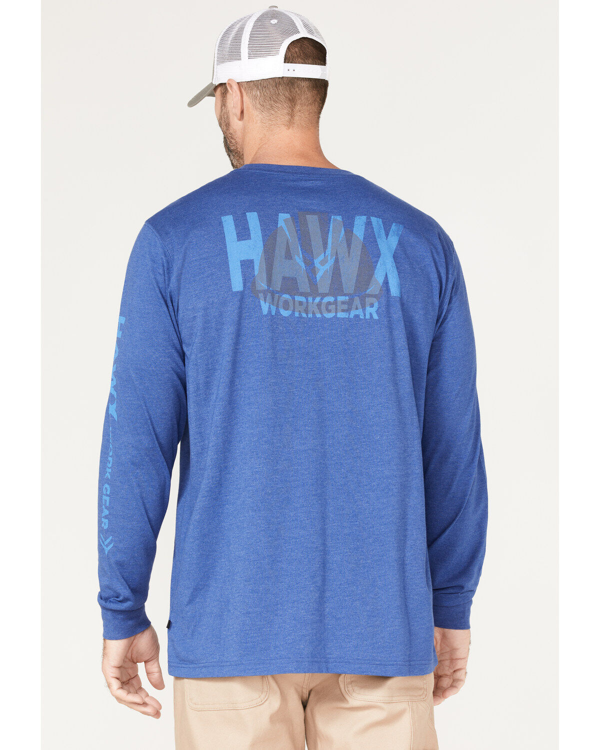Hawx Men's Logo Graphic Long Sleeve Work T-Shirt