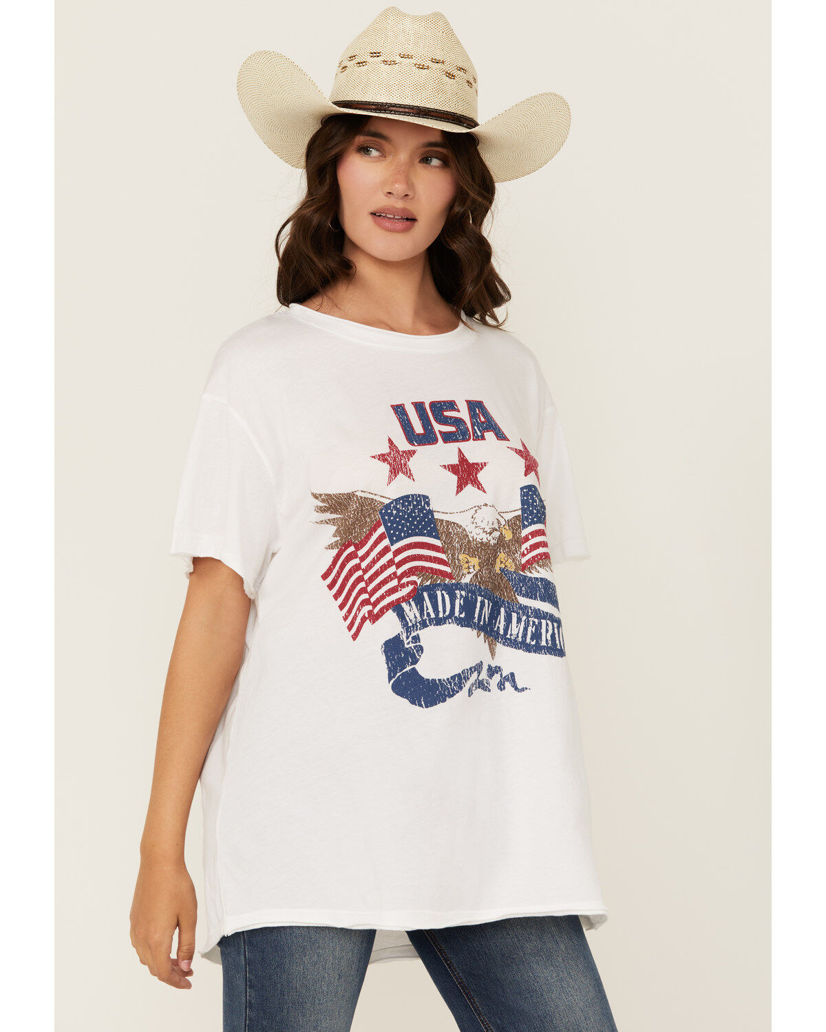 Show Me Your Mumu Women's USA Short Sleeve Graphic Tee