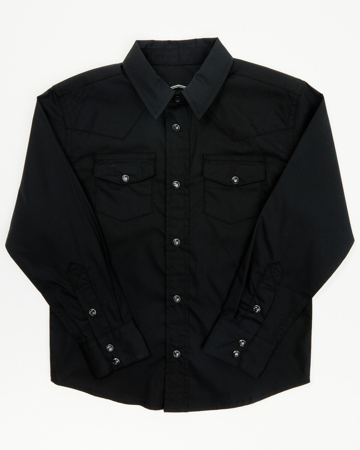 Gibson Toddler Boys' Solid Long Sleeve Snap Western Shirt
