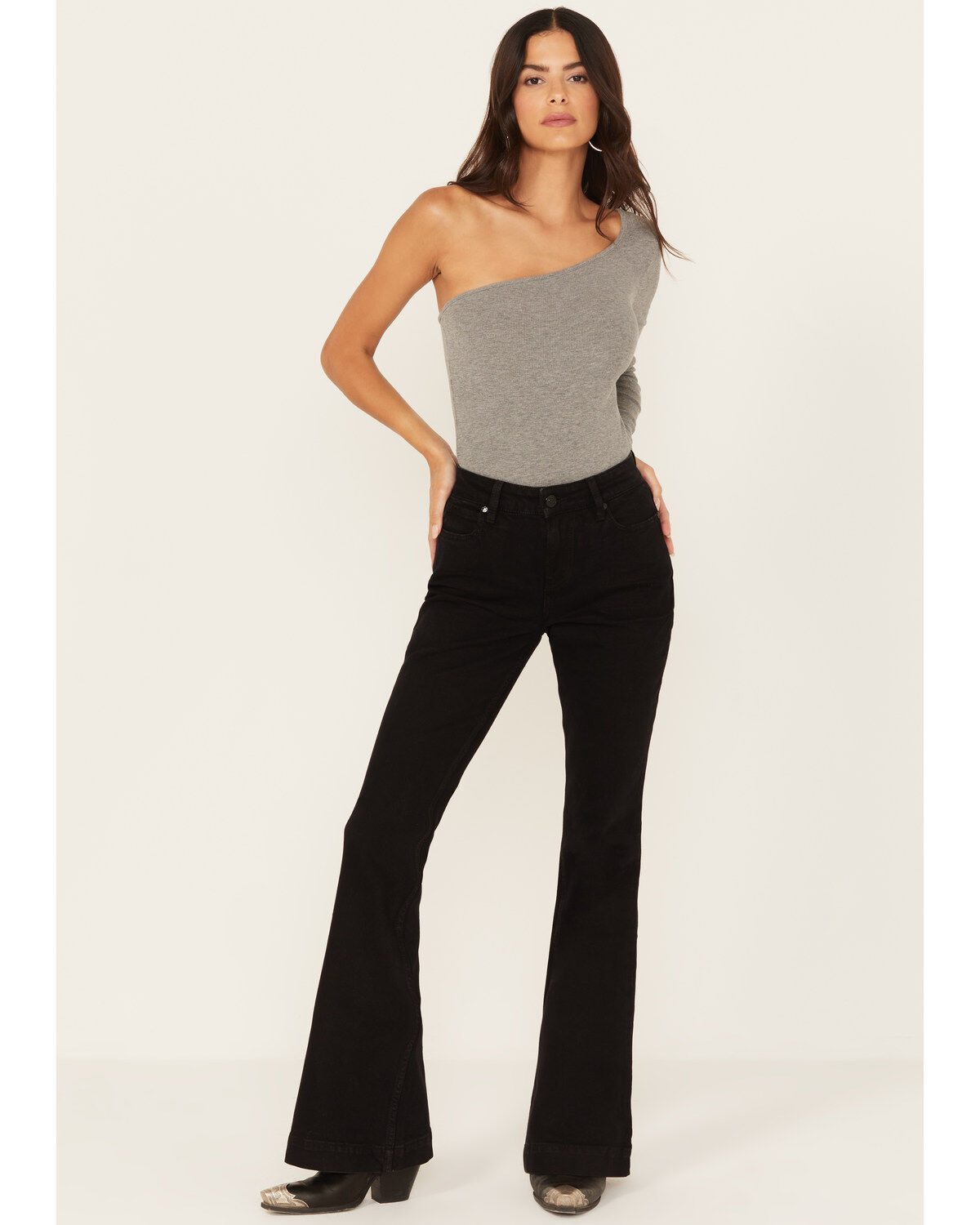 Shyanne Women's High Rise Stretch Flare Jeans