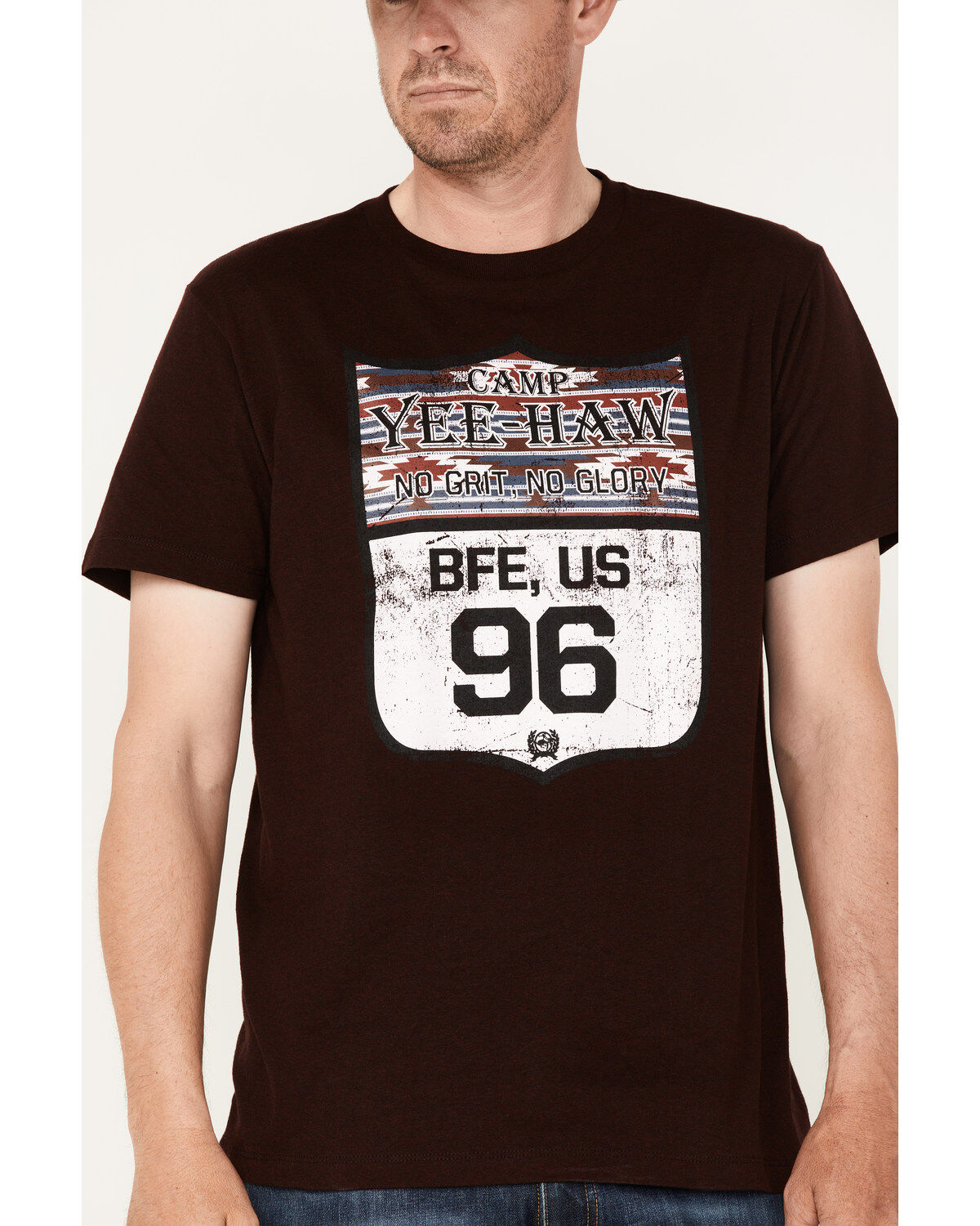 Cinch Men's Camp Yee-Haw Route 96 Sign Graphic T-Shirt