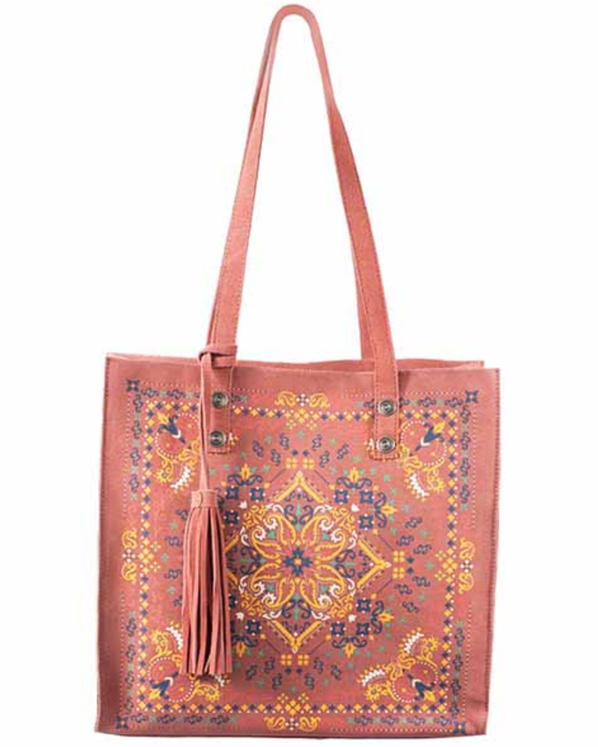 Scully Women's Printed Leather Tote