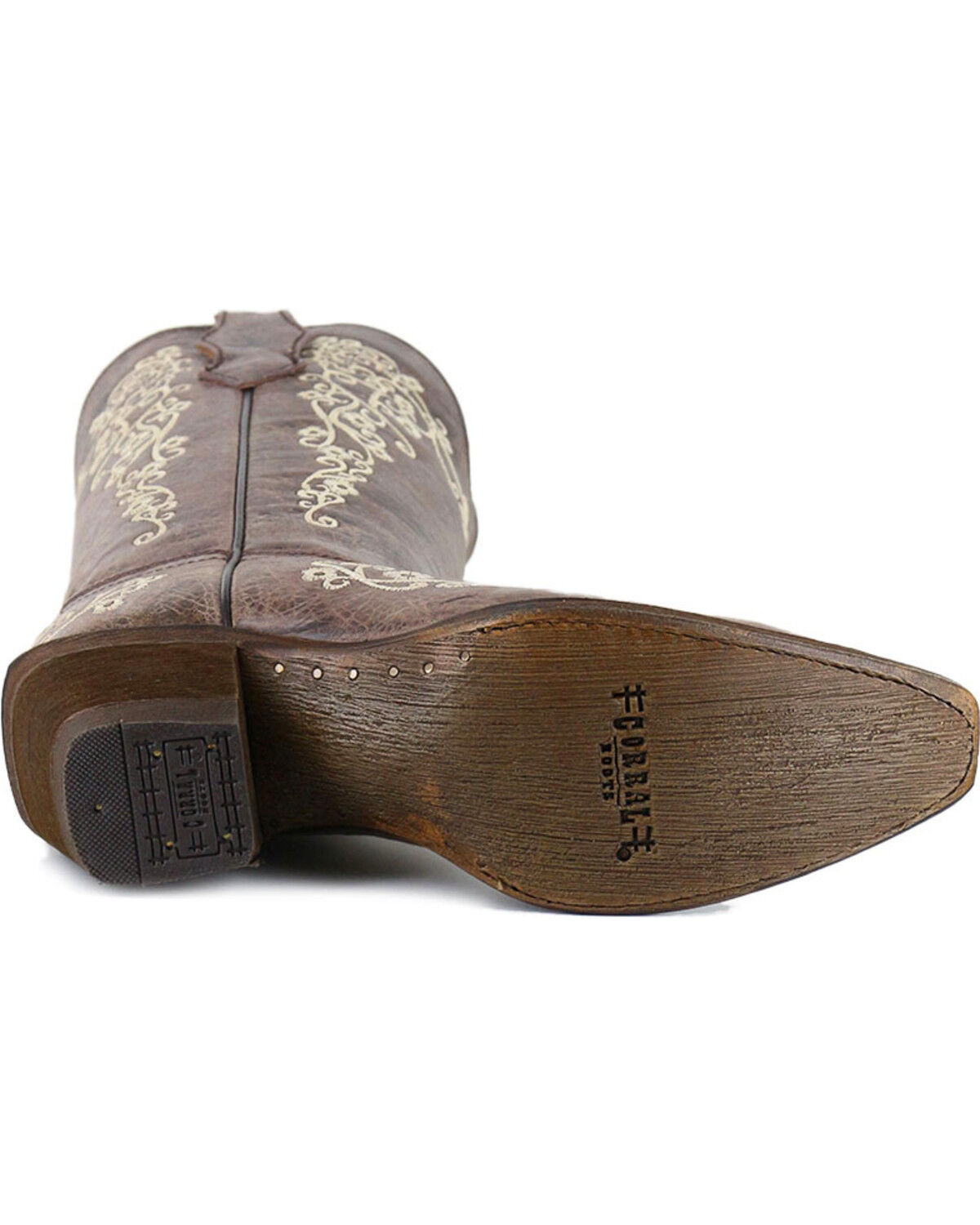 Corral Girls' Scroll Embroidery Western Boots