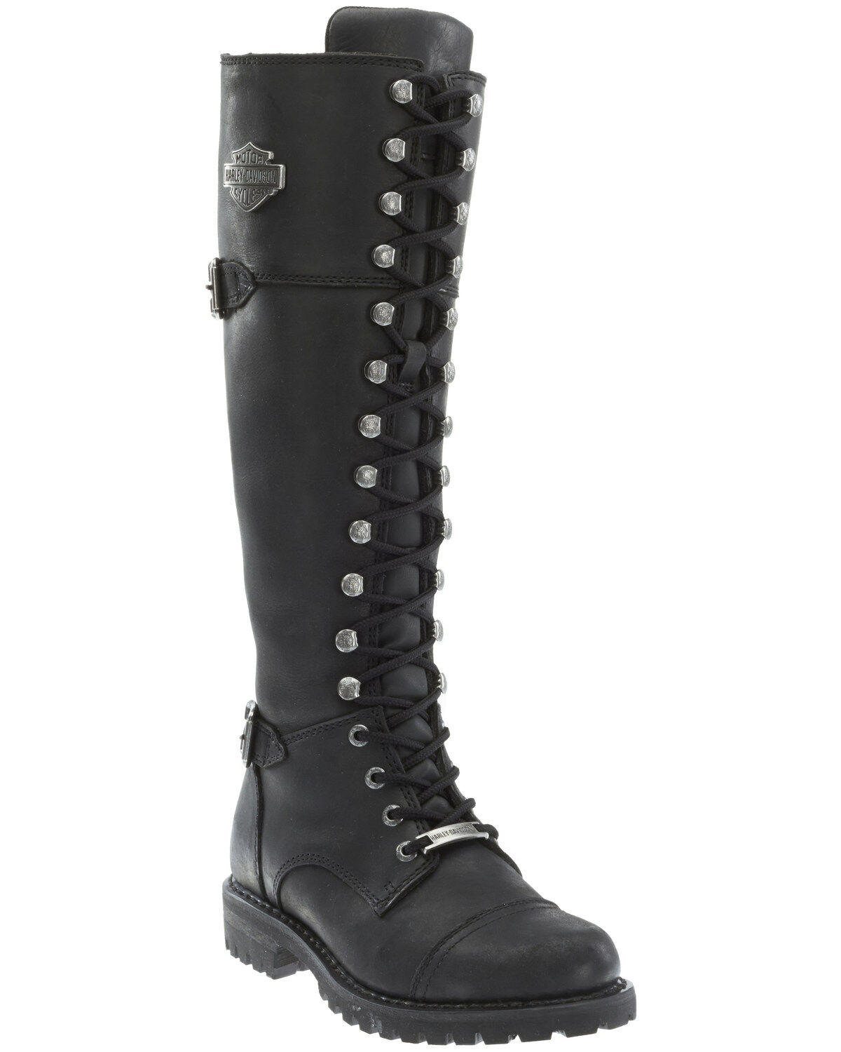 Harley Davidson Women's Beechwood Moto Boots - Round Toe