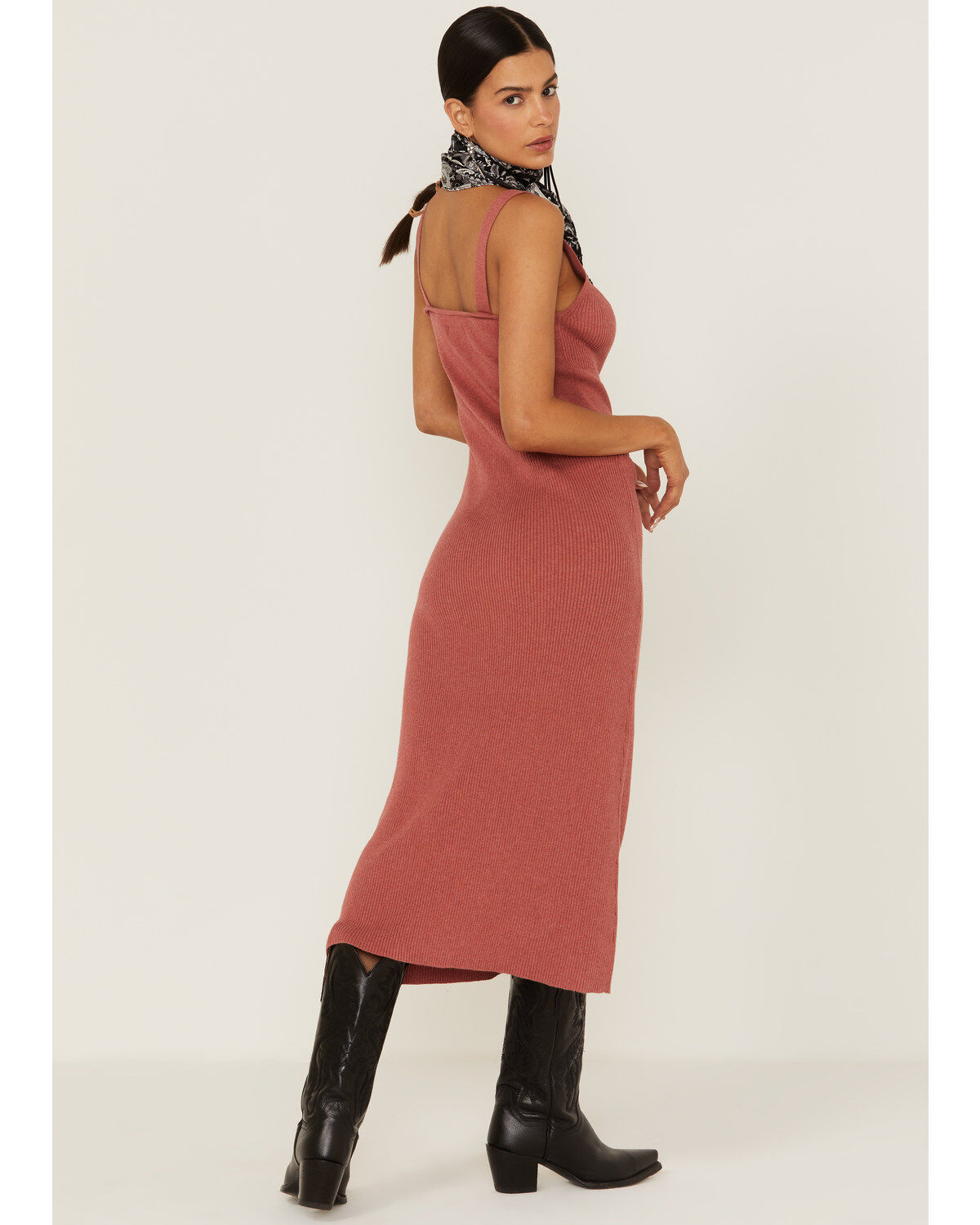 Tasha Polizzi Women's Helena Rib Knit Midi Dress