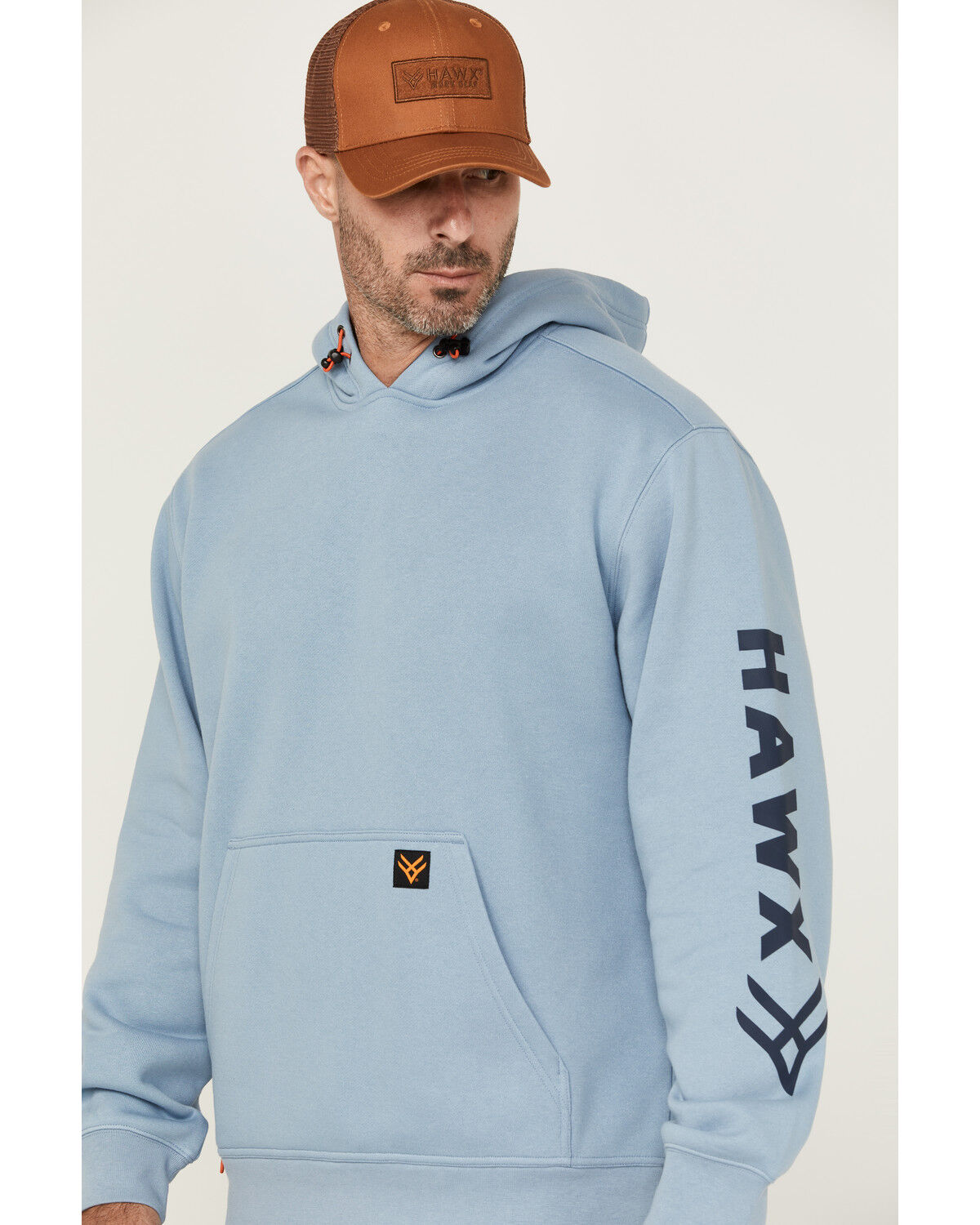Hawx Men's Halstead Logo Sleeve Hooded Sweatshirt