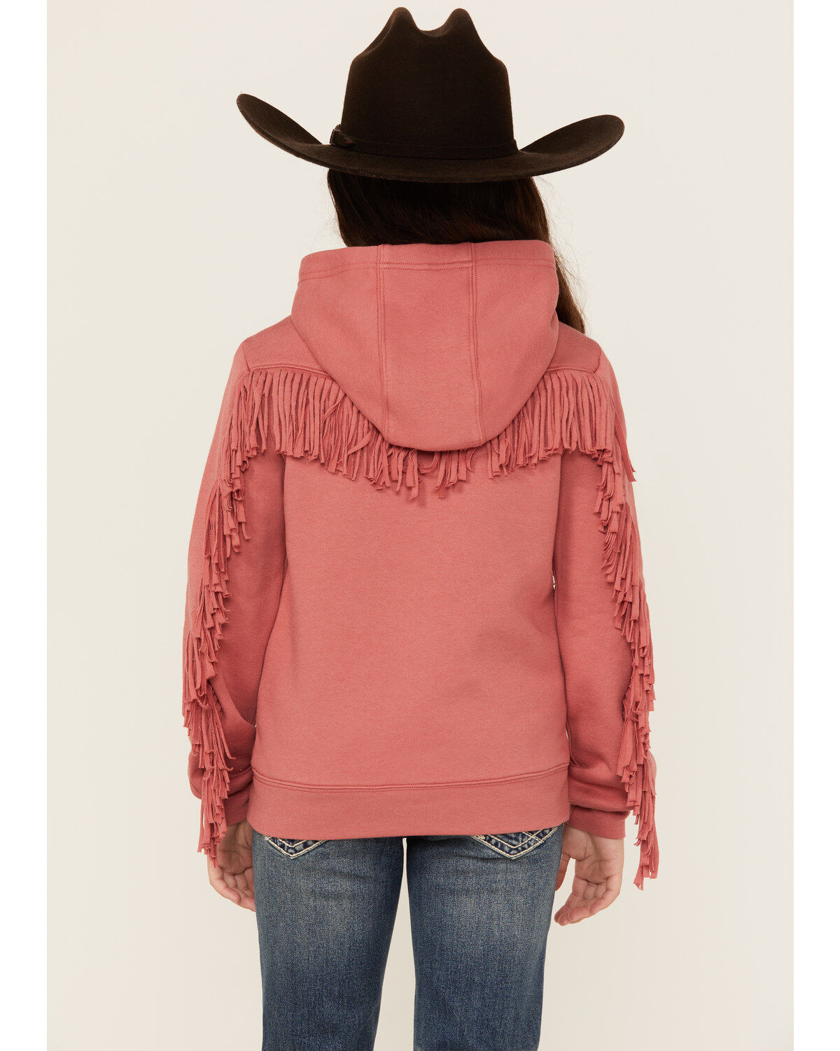 Shyanne Girls' Cowgirl Fringe Graphic Hoodie