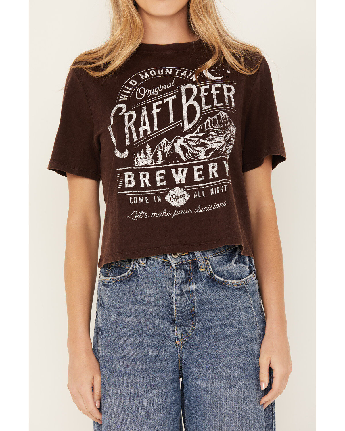 Cleo + Wolf Women's Craft Beer Boxy Graphic Tee