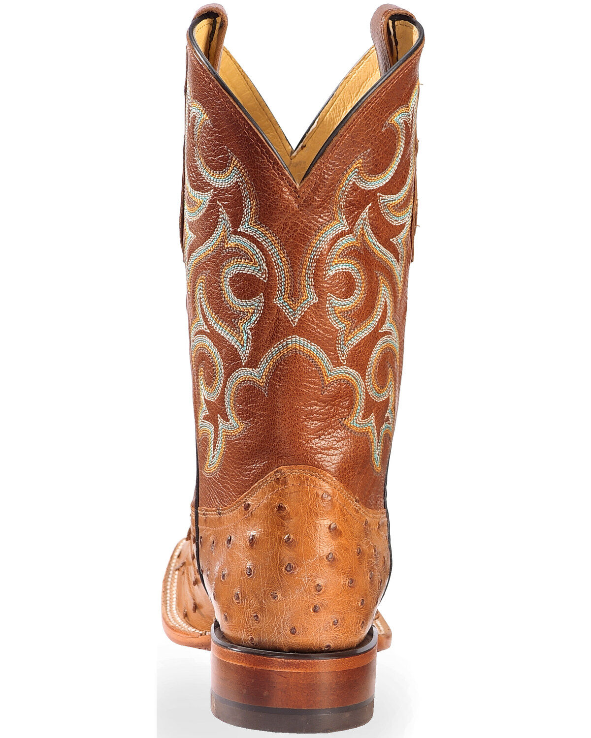Justin Men's Full Quill Ostrich Western Boots