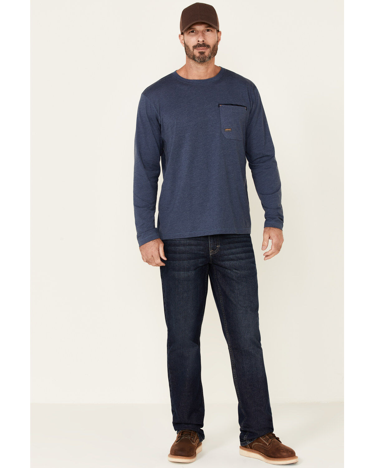 Ariat Men's Rebar Workman Full Coverage Graphic Long Sleeve Work T-Shirt