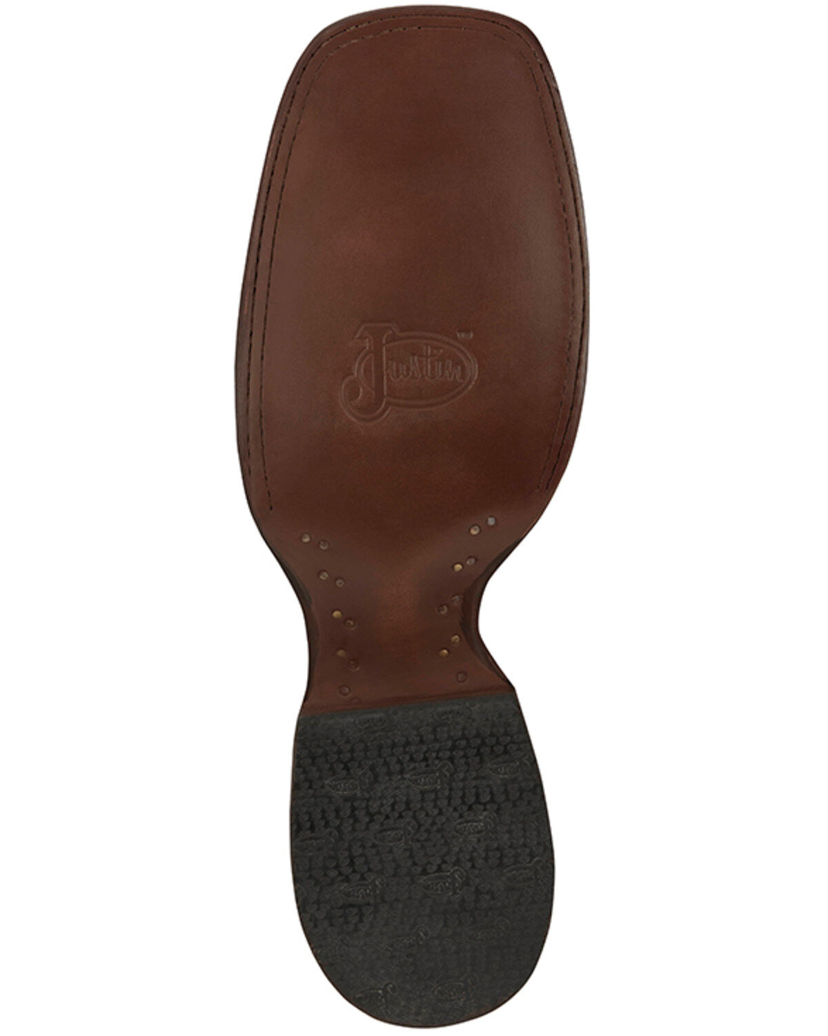 Justin Men's King Exotic Ostrich Western Boots - Broad Square Toe