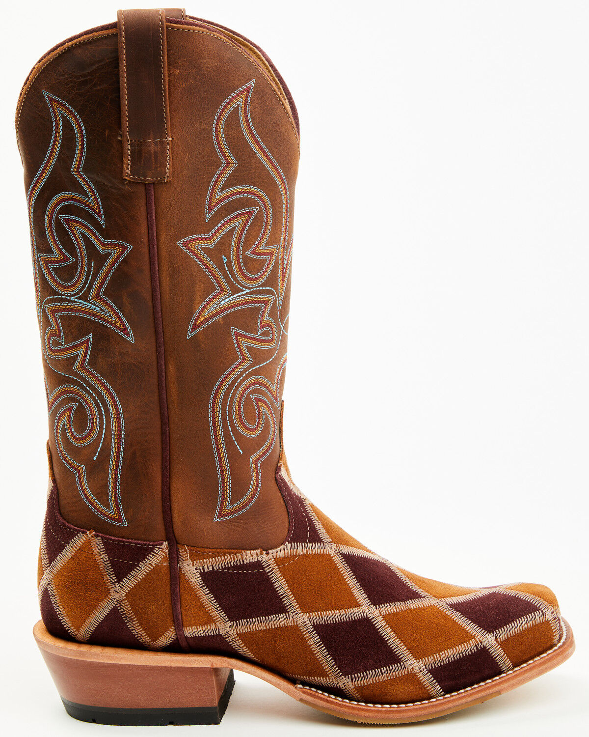 Horse Power Men's Patchwork Western Boots - Square Toe