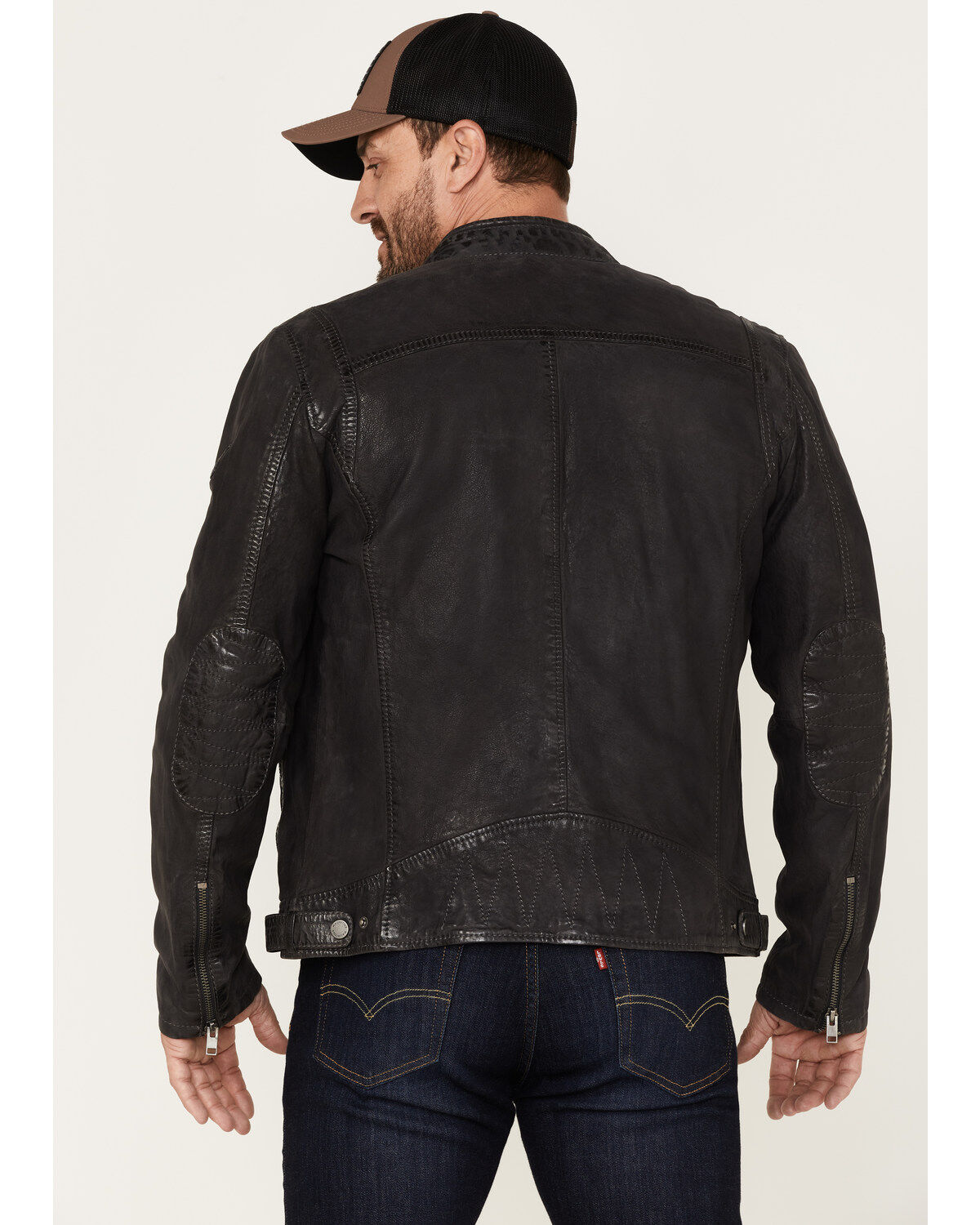 Mauritius Leather Men's Biker Jacket