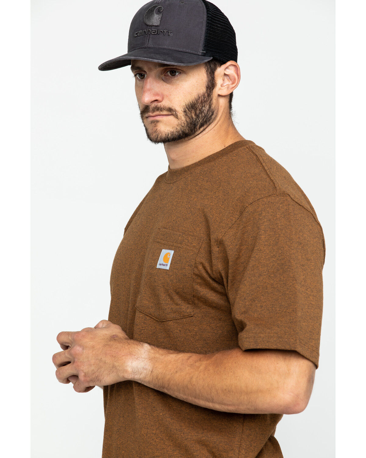 Carhartt Men's Loose Fit Heavyweight Logo Pocket Work T-Shirt - Big & Tall