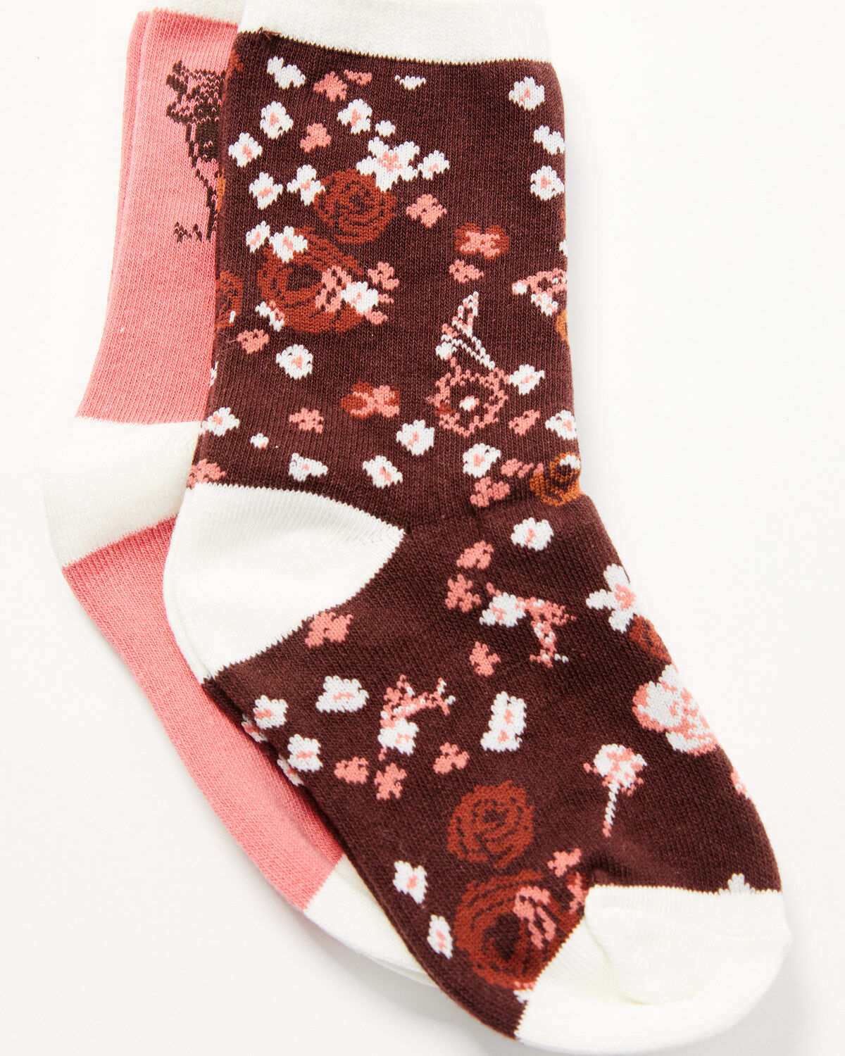 Shyanne Girls' 2-Pack Novelty Crew Socks