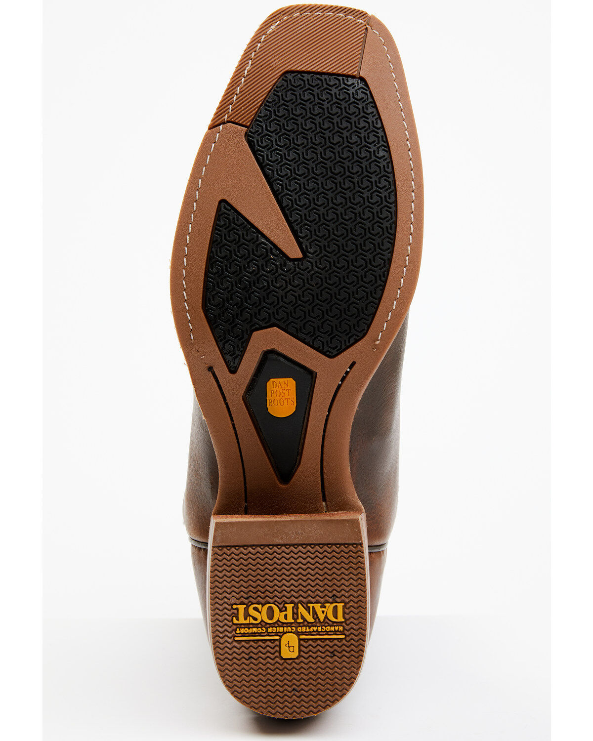 Dan Post Men's Saddle Richland Western Boot - Square Toe